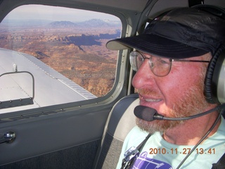 241 7dt. Moab trip - aerial - Utah - Adam flying N8377W