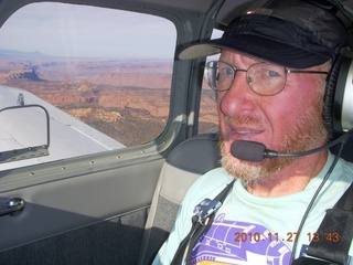 243 7dt. Moab trip - aerial - Utah - Adam flying N8377W