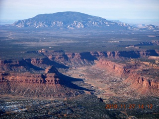 261 7dt. Moab trip - aerial - Utah - Navajo Mountain