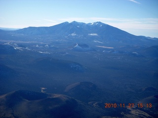 282 7dt. Moab trip - aerial - Arizona - Humphies Peak