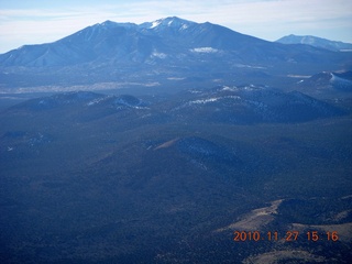 286 7dt. Moab trip - aerial - Arizona - Humphries Peak