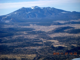 287 7dt. Moab trip - aerial - Arizona - Humphries Peak