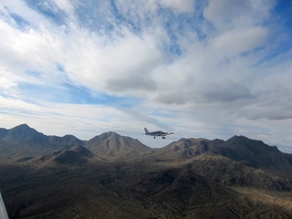 Sean picture - aerial - N8377W in flight