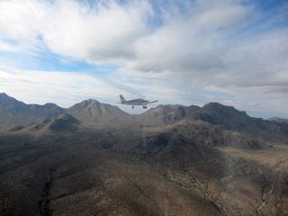 249 7ej. Sean picture - aerial - N8377W in flight