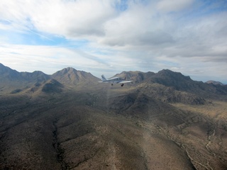 Sean picture - aerial - N8377W in flight