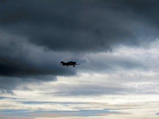 261 7ej. Sean picture -  aerial - N8377W in flight