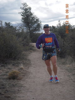 1384 7es. Prescott - Willow Lake run - Adam running