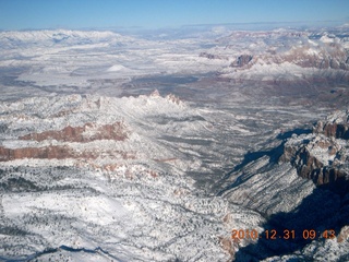 aerial - near Zion National Park