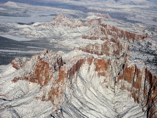 34 7ex. Zion National Park trip - Sheri's pictures - aerial - near Zion