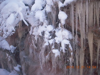 55 7ex. Zion National Park trip - icicles