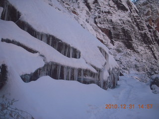 56 7ex. Zion National Park trip - icicles