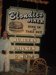 159 7ex. Zion National Park trip - Blondie's sign + Adam