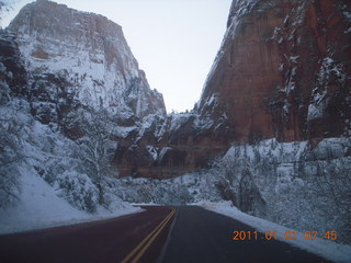 18 7f1. Zion National Park trip - driving