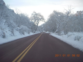 Zion National Park trip - driving