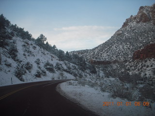 40 7f1. Zion National Park trip - driving