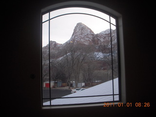 Zion National Park trip - view from hotel room