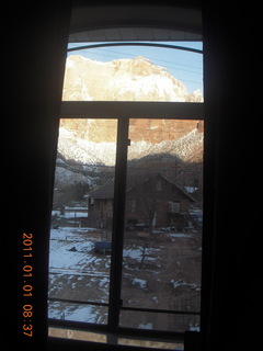 47 7f1. Zion National Park trip - view from hotel room