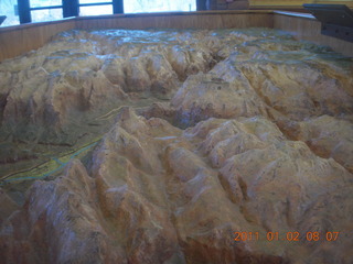 Zion National Park trip - visitors center model