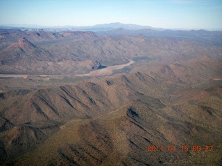 aerial - near Alamo Lake