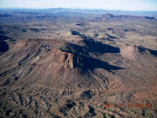 aerial - near Alamo Lake