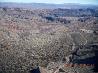 198 7ff. aerial - near Alamo Lake