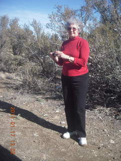 Prescott hike with Verna - library mural