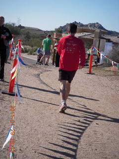 McDowell-Sonoran Challenge - Kevin running, finishing