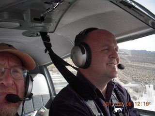 Adam and Elizabeth flying in N8377W