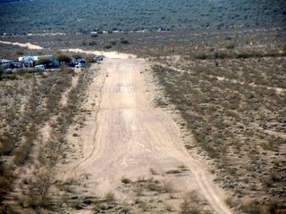 Antoine's pictures - aerial - Alamo Lake airstrip