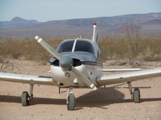 Antoine's pictures - aerial - Alamo Lake airstrip