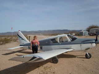 Antoine's pictures - aerial - Alamo Lake airstrip