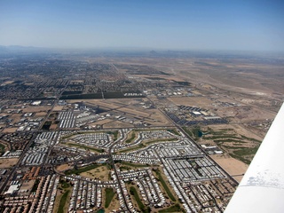 Sky Harbor fly-in - aerial - Falcon Field (flying in N8377WZ)