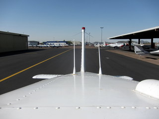 318 7g8. Sky Harbor fly-in - N8377W at Deer Valley Airport (DVT)