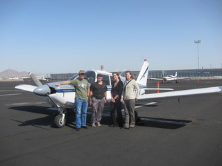 Sky Harbor fly-in - aerial - Falcon Field (flying in N8377WZ)