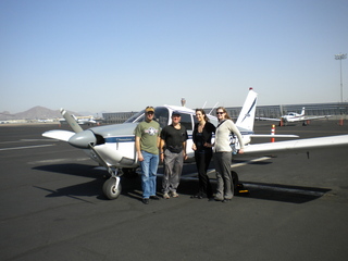 123 7g8. Sky Harbor fly-in - Sean, Adam, Sarah, Julianne, and N8377W