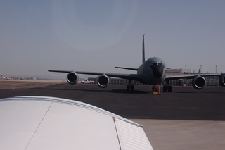 Sky Harbor fly-in - taxiing at PHX in N8377W