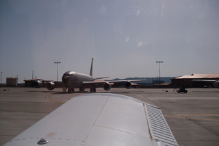 354 7g8. Sky Harbor fly-in - taxiing at PHX in N8377W