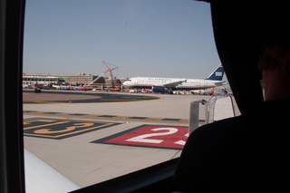 360 7g8. Sky Harbor fly-in - taxiing at PHX in N8377W