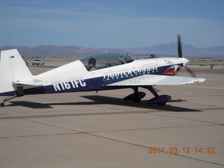 Mike in warbird at Gateway Airport (IWA) show