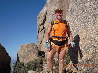 1392 7hd. Adam on Tom's Thumb hike