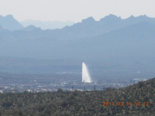 Tom's Thumb hike - Fountain Hills fountain