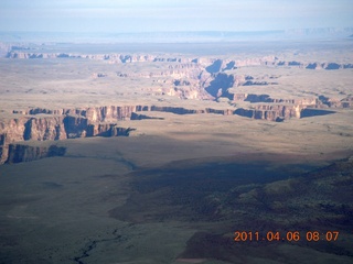12 7j6. aerial - Little Colorado River canyon