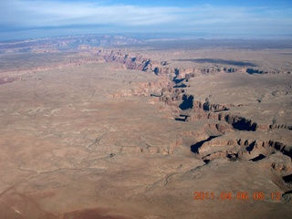 15 7j6. aerial - Little Colorado River canyon