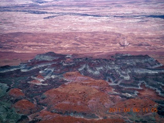 79 7j6. aerial - Lake Powell 'south fork' area