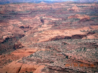 80 7j6. aerial - Lake Powell 'south fork' area