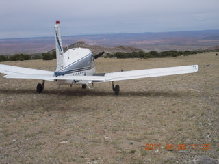 Eagle City airstrip and N8377W