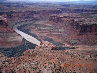 160 7j6. aerial - Mineral Canyon (Bottom) airstrip