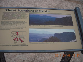 167 7j6. 'Something in the Air' sign