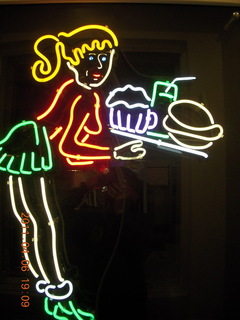 195 7j6. Moab Diner neon sign
