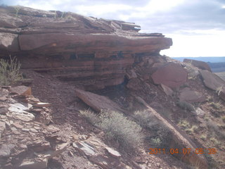 Canyonlands Lathrop hike/run - neat rocks